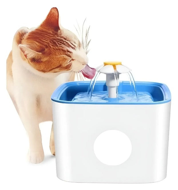 FUENTE DISPENSADOR AGUA MASCOTA BLANCO