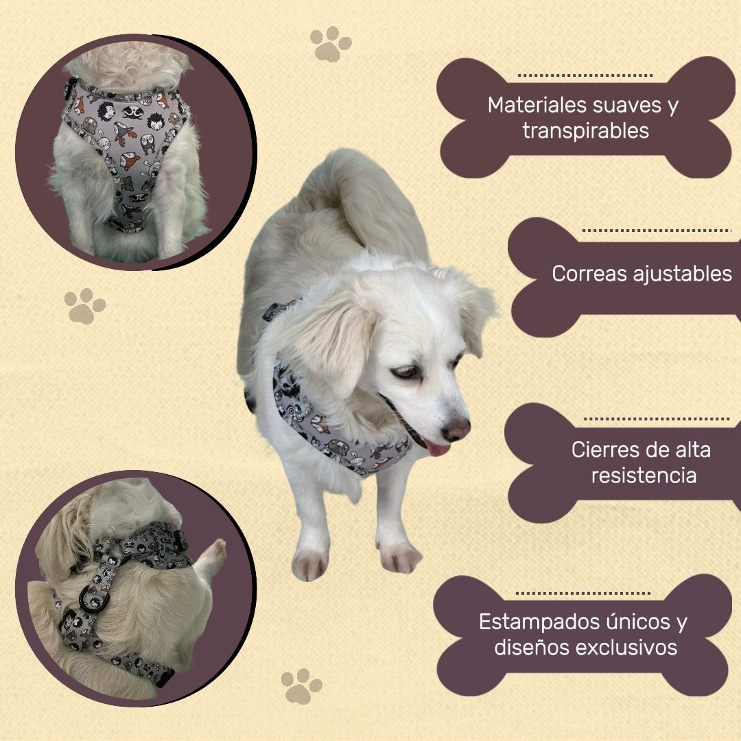 Arnés Para Perro Estampado