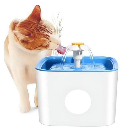 FUENTE DISPENSADOR AGUA MASCOTA BLANCO