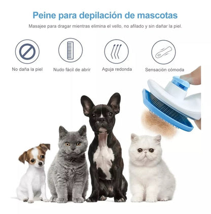 Cepillo Gato Perro Removedor Pelos